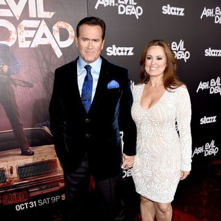 Bruce Campbell and Ida Gearon married 